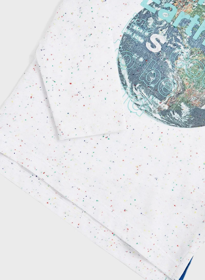 mothercare Youth Slogan T-Shirt