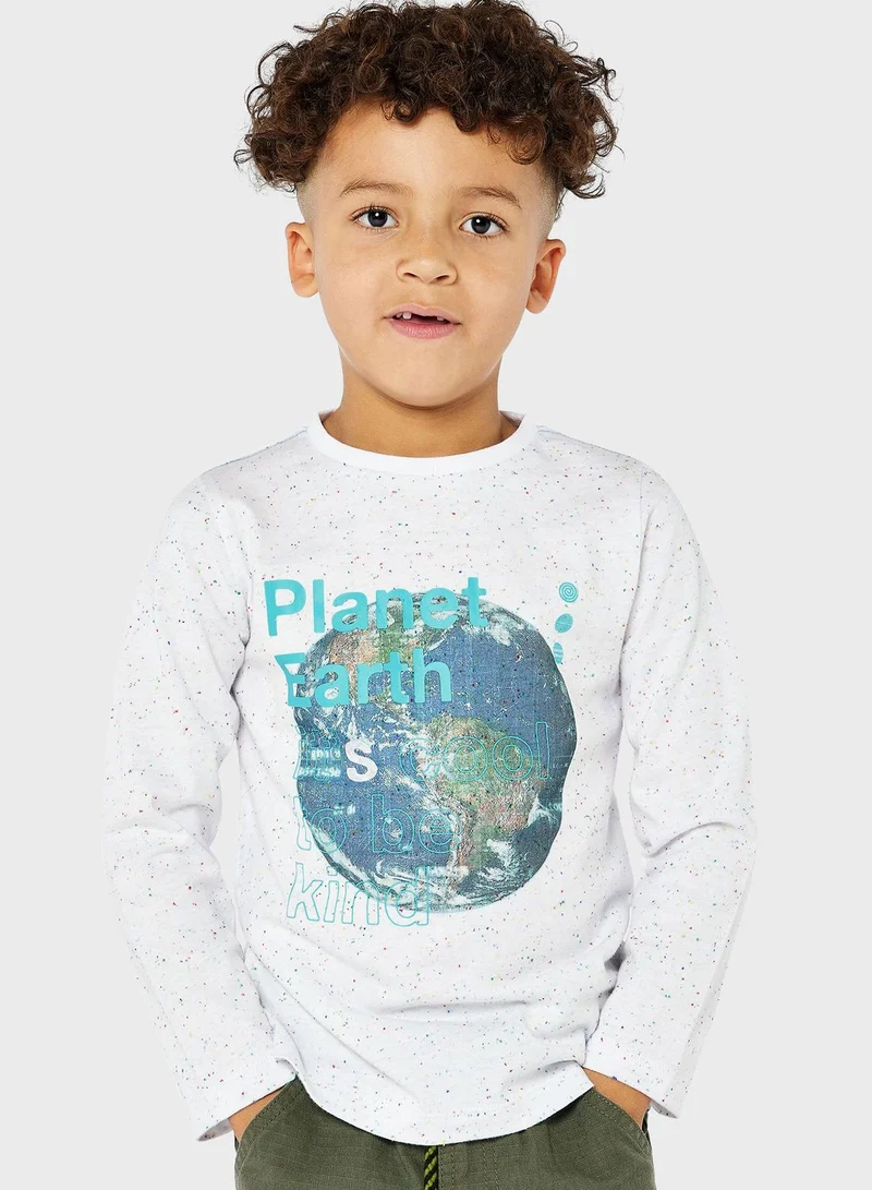 mothercare Youth Slogan T-Shirt