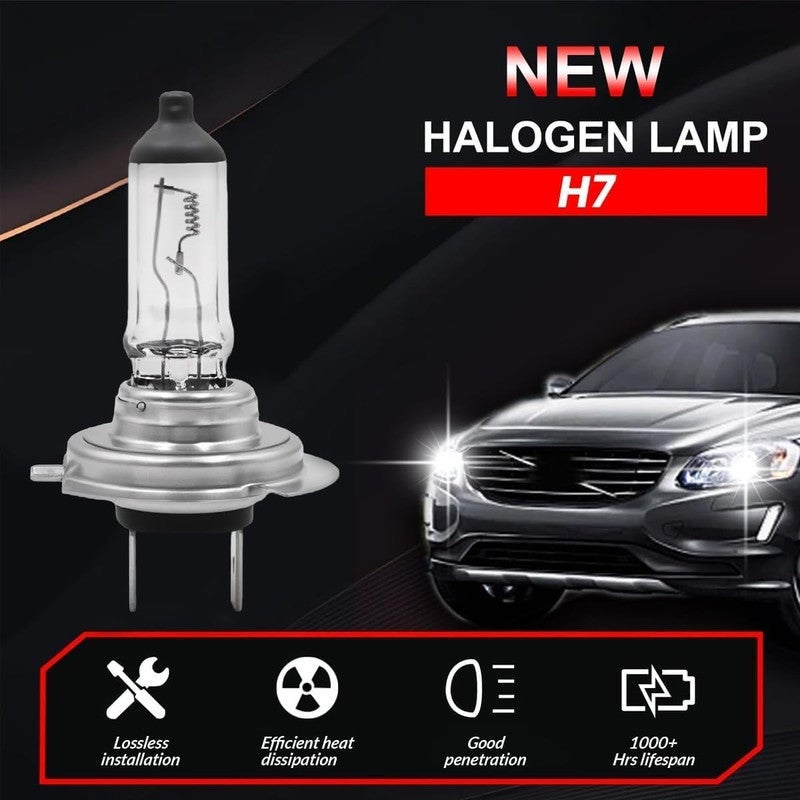 H7 Halogen Headlight Bulb 70W 12V – High Brightness Quartz Glass Automotive Lamp with German Technology for Cars, SUVs & Trucks - Image 3
