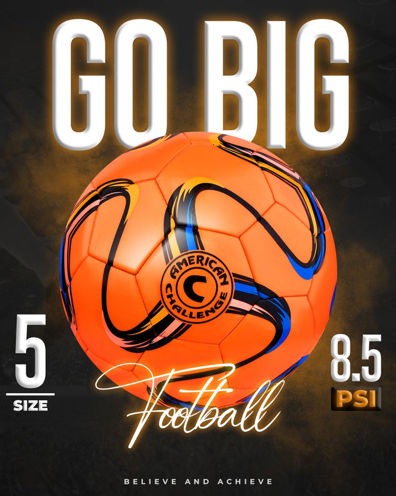 American Challenge Brasilia Soccer Ball – Sizes 5, 4, 3 & 2 – Youth & Adult Training Soccer Ball for Practice, Games & Grass Fields - Image 5