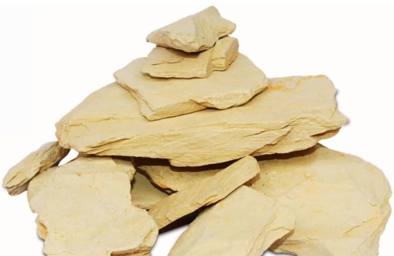 Natural Multani Mitti Stone Form Fullers EarthCalcium Bentonite Clay for All Skin Type Face Pack And Hair Pack Multani Mitti Stone Natural multani mitti Organic multani mitti - Image 1