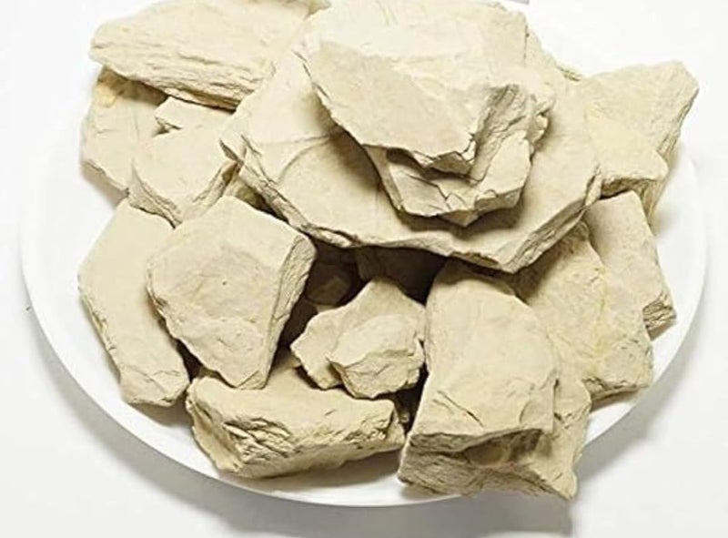 Natural Multani Mitti Stone Form Fullers EarthCalcium Bentonite Clay for All Skin Type Face Pack And Hair Pack Multani Mitti Stone Natural multani mitti Organic multani mitti - Image 3