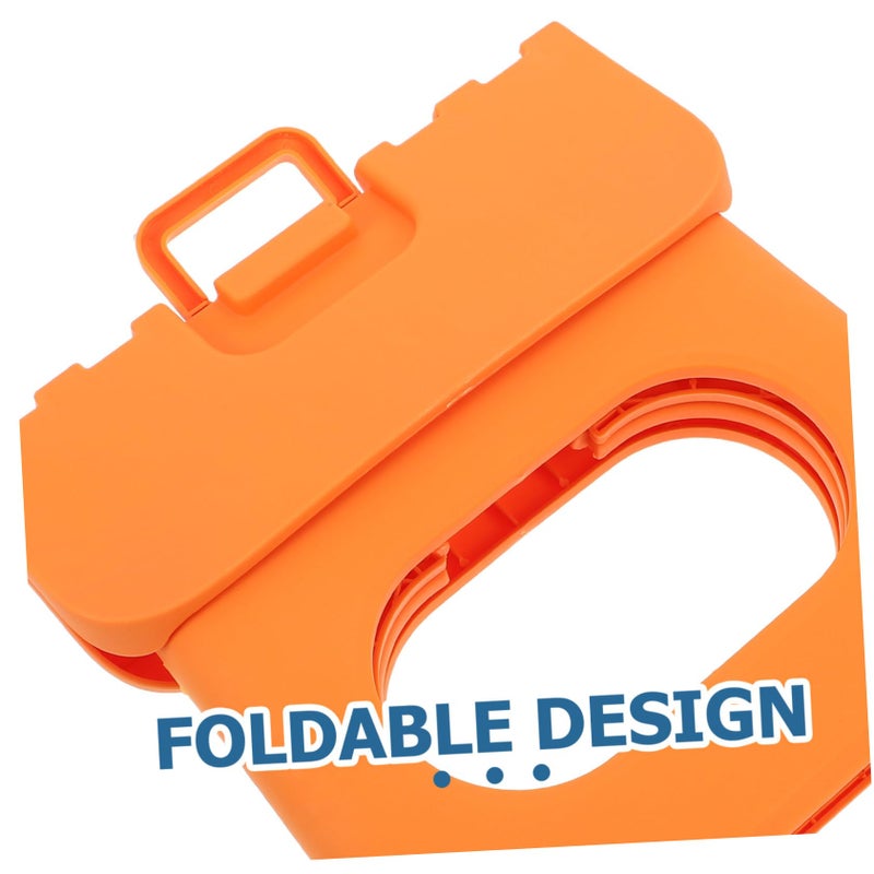 Portable Folding Step Stool Lightweight Compact for Kitchen Bathroom Outdoor Camping Fishing - Image 4