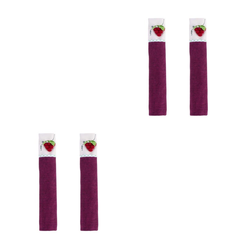 4 pcs Kitchen Appliances Handle Protective Cover Fridge Handle Cover for Kitchen - Image 1