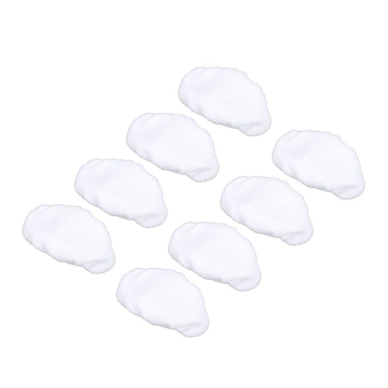 Steam Mop Pads: 8 Pack Reusable Microfiber Cloths - Superior Cleaning Power Steam Cleaner Replacement Cloths for Home Cleaning, Handheld Steam Cleaner Devices - Image 3