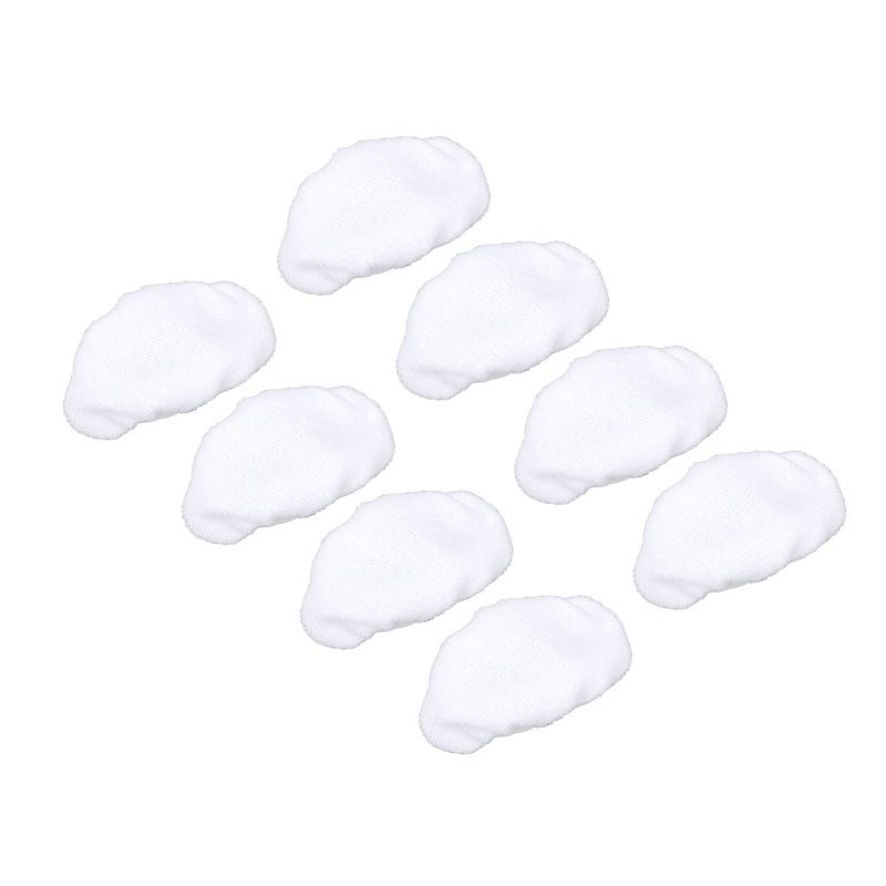 Steam Mop Pads: 8 Pack Reusable Microfiber Cloths - Superior Cleaning Power Steam Cleaner Replacement Cloths for Home Cleaning, Handheld Steam Cleaner Devices - Image 2