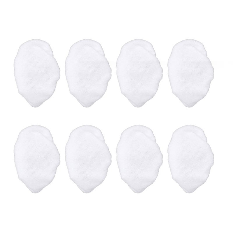 Steam Mop Pads: 8 Pack Reusable Microfiber Cloths - Superior Cleaning Power Steam Cleaner Replacement Cloths for Home Cleaning, Handheld Steam Cleaner Devices - Image 5