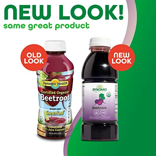 Dynamic Health Certified Organic Beetroot Juice Concentrate No Added Sugar Artificial Colors Preservatives BPAFree GlutenFree 16 oz - Image 5