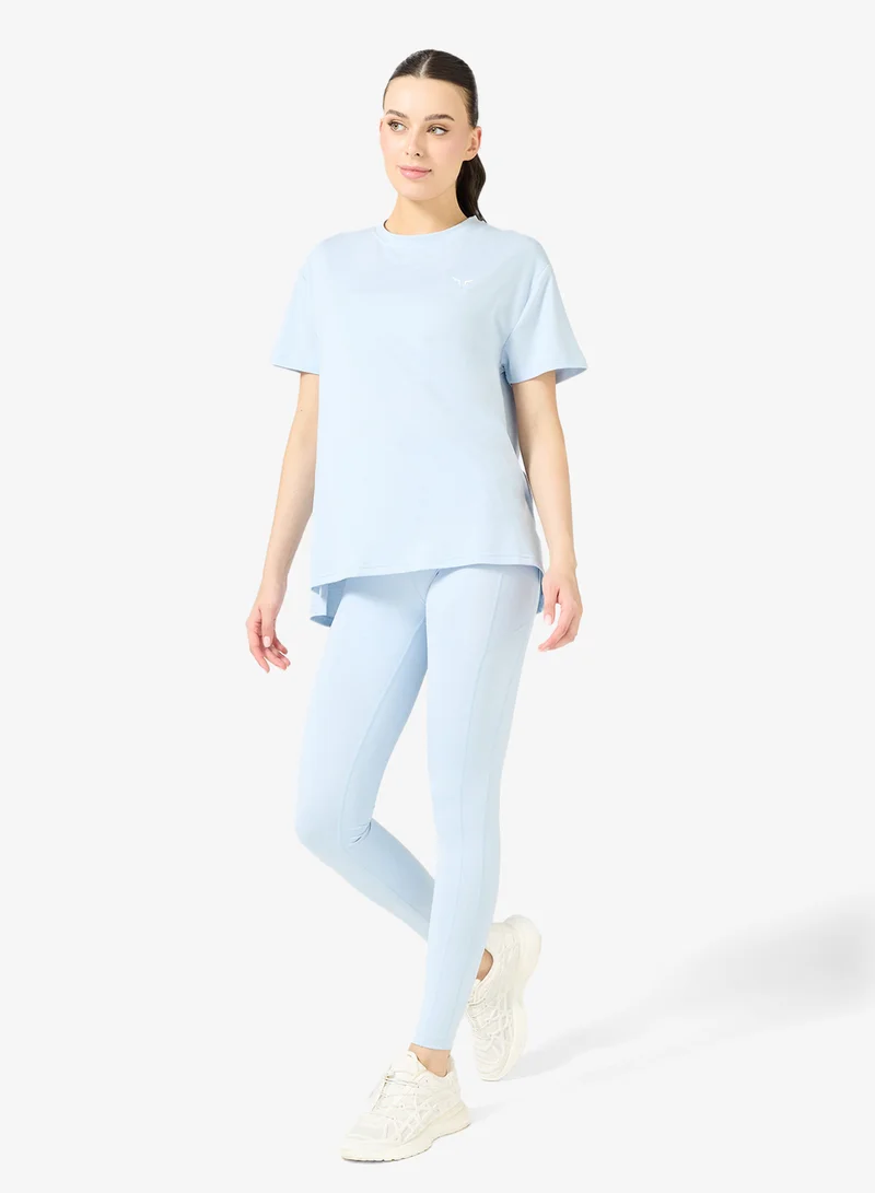 سكوات وولف تيشيرت أساسي واسع