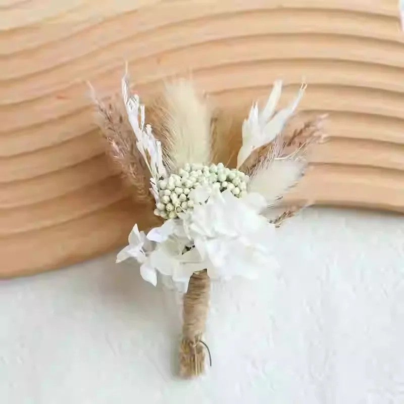 Bluejw New Hot Sale Mini Dried Flower Bouquet – Preserved Dried Plants for Wedding Decor, Long-Lasting Floral Arrangements Used by Florists - Image 1
