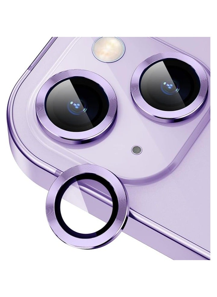 iphone 14/ 14 plus camera lens protector purple  - Image 1