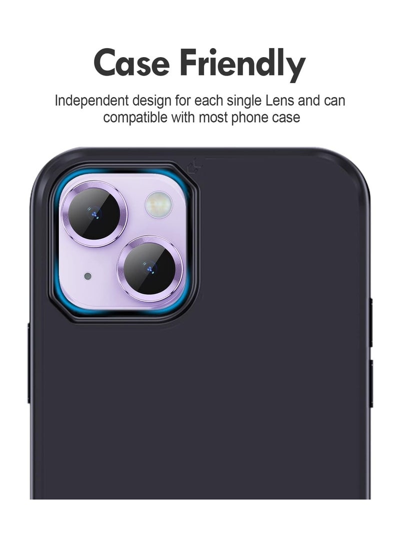 iphone 14/ 14 plus camera lens protector purple  - Image 4