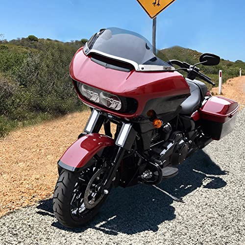 VEISUTOR Split Windscreen Trim Kit for Harley Road Glide 15-24, Aluminum Split Windshield Side Trim Center Trim for Harley Touring Road Glide Ultra FLTRU FLTRX Special FLTRXS 2015-2024 Accessories - Image 5