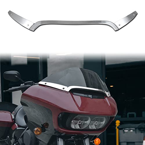 VEISUTOR Split Windscreen Trim Kit for Harley Road Glide 15-24, Aluminum Split Windshield Side Trim Center Trim for Harley Touring Road Glide Ultra FLTRU FLTRX Special FLTRXS 2015-2024 Accessories - Image 1