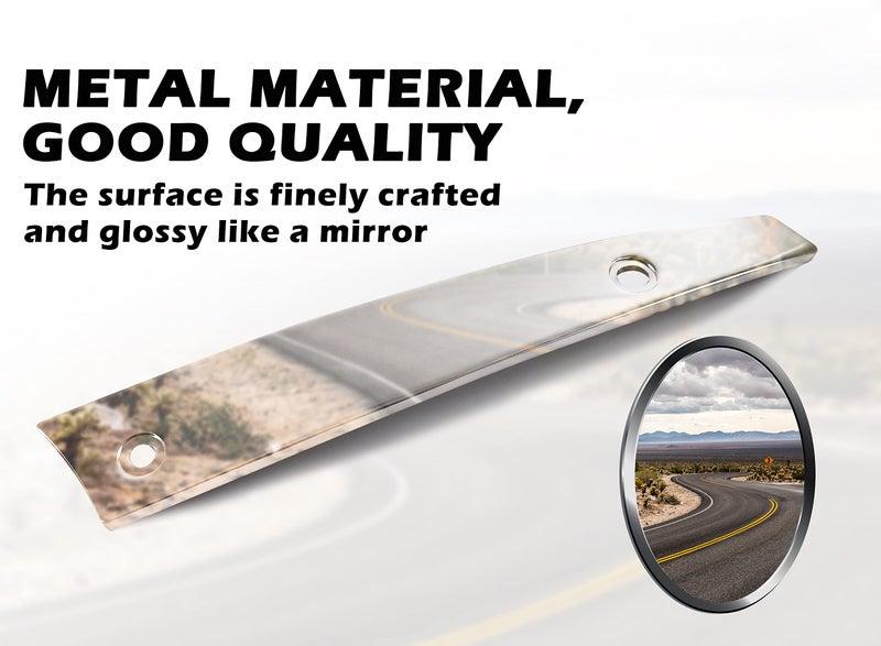 VEISUTOR Split Windscreen Trim Kit for Harley Road Glide 15-24, Aluminum Split Windshield Side Trim Center Trim for Harley Touring Road Glide Ultra FLTRU FLTRX Special FLTRXS 2015-2024 Accessories - Image 4