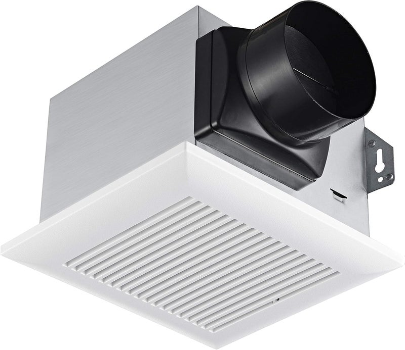 Tech Drive Very Quiet Bathroom Exhaust Fan - 80 CFM, 1.5 Sone, No Attic Access Needed, Energy Star Certified, Easy to Install,4-Inch Duct, Ceiling Mounted for Bathrooms Up to 85 Sq. Ft - Image 1