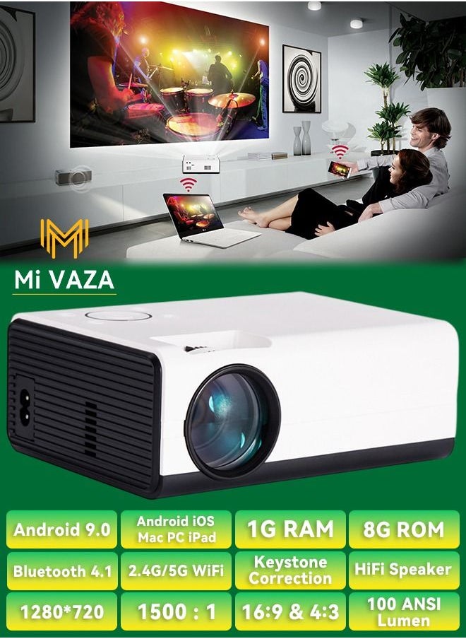 Mi VAZA - Portable Projector Wifi Android Full HD Led 1080p 4000 Lumens - Image 1
