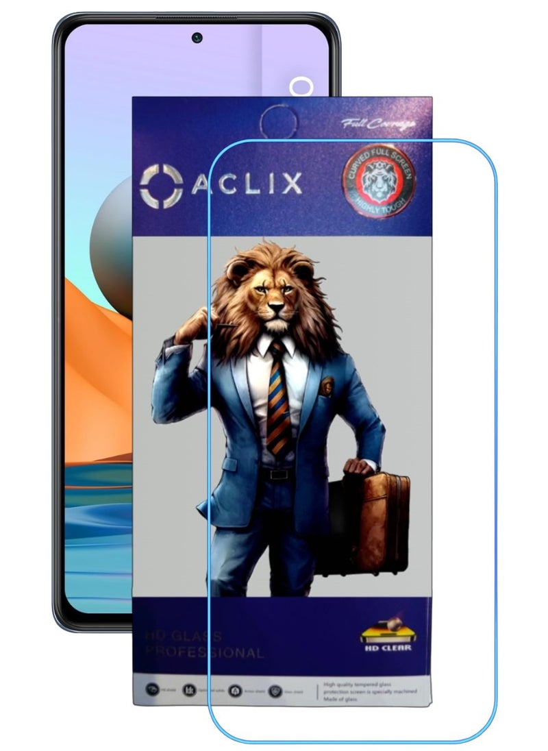 ACLIX Antistatic ESD Dustproof Premium Quality High Definition Clear Tempered Glass Screen Protector Designed For Xiaomi Redmi Note 10 Pro - Image 1