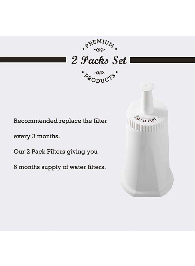 TodyJeyHo 2 Pack Replacement Water Filter Compatible with Breville Sage Claro Swiss For Oracle Barista Bambino Espresso Coffee Machine - Image 3