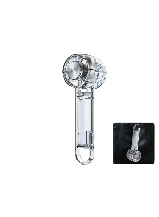 Nariele New Creative Transparent USB Mini Semiconductor Ice Pack Handheld Fan