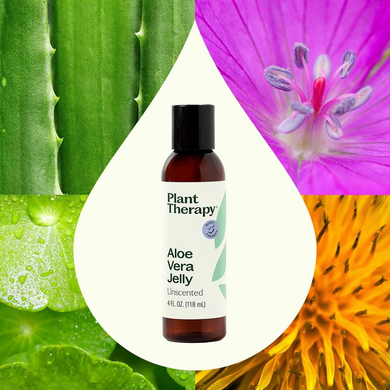 Plant Therapy Plant Therapy Essential Oils Aloe Vera Aromatherapy Jelly All Natural Unscented Base 4Ounce  - Image 3