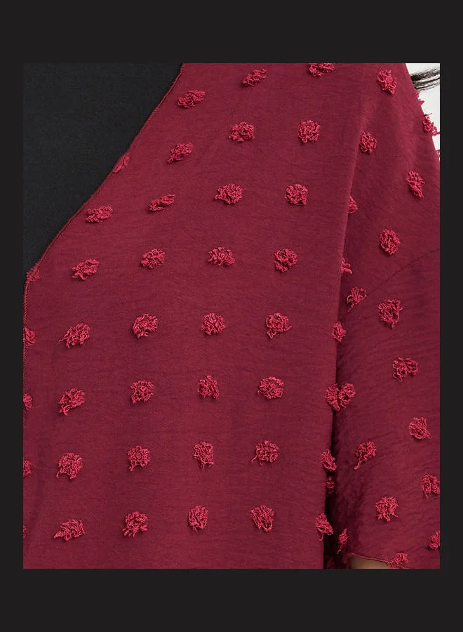 Styli Longline Open Front Dobby Kimono