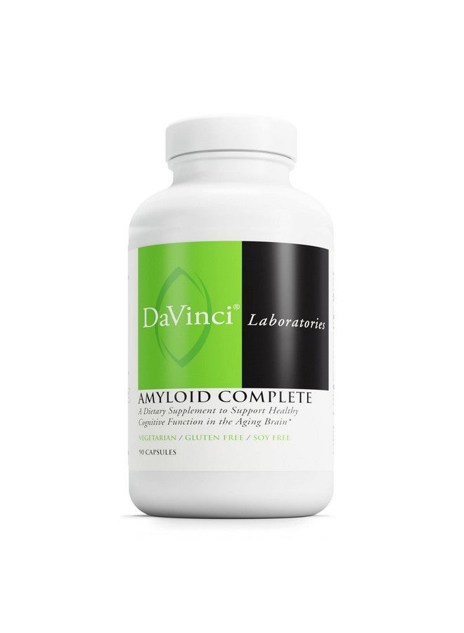 DAVINCI Labs Amyloid Complete - Dietary Supplement to Support Cognitive Function, Brain Health and Healthy Aging - with Colostrum Extract, Curcumin Extract and More - Gluten-Free - 90 Vegetarian Caps - Image 1