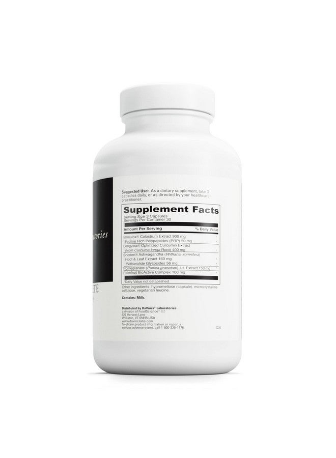 DAVINCI Labs Amyloid Complete - Dietary Supplement to Support Cognitive Function, Brain Health and Healthy Aging - with Colostrum Extract, Curcumin Extract and More - Gluten-Free - 90 Vegetarian Caps - Image 2