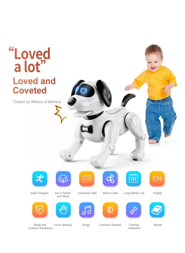 JJRC هدية أطفال لغز تعليم التحكم عن بعد روبوت كهربائي ذكي تفاعلي رقص أغنية برمجة لعبة  - Image 5