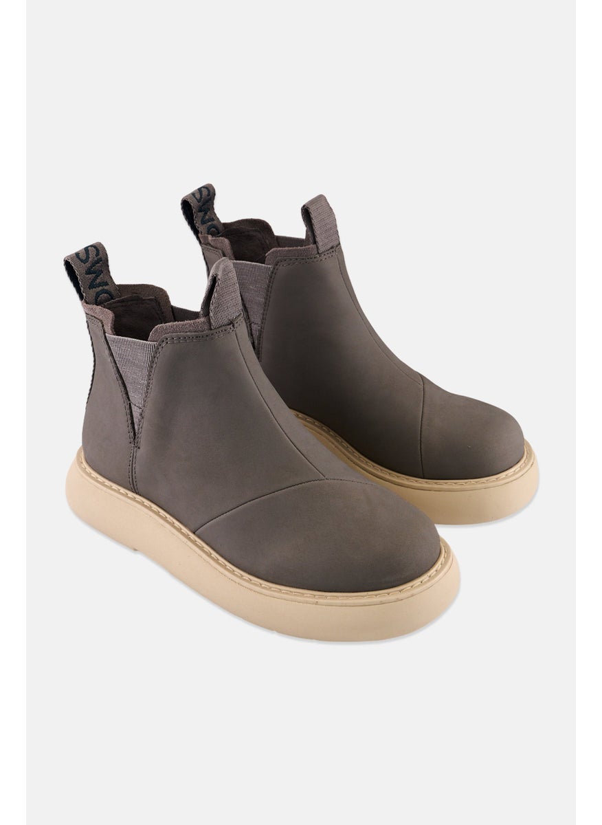 TOMS Women Alpargata Mallow Chelsea Slip On Ankle Boots, Grey  - Image 1