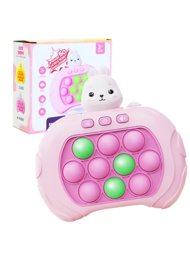 Generic - AIPINQI Pop It Game Light Up Fidget Toy, Quick Push Game Console, Whack a Mole Game, Decompression Breakthrough Puzzle Pop Game Machine, Multiple Game Modes Toy for 3+ Years - Image 1