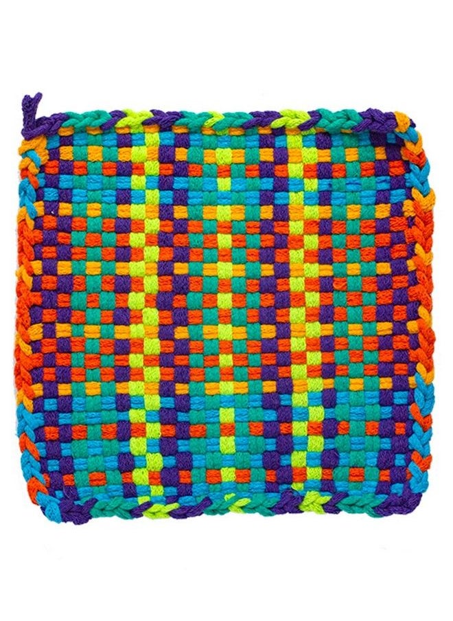 Harrisville Designs - Friendly Loom Potholder Cotton Loops 10 Inch Pro Size Loops Make 2 Potholders Weaving Crafts For Kids And Adults Multi - Image 1