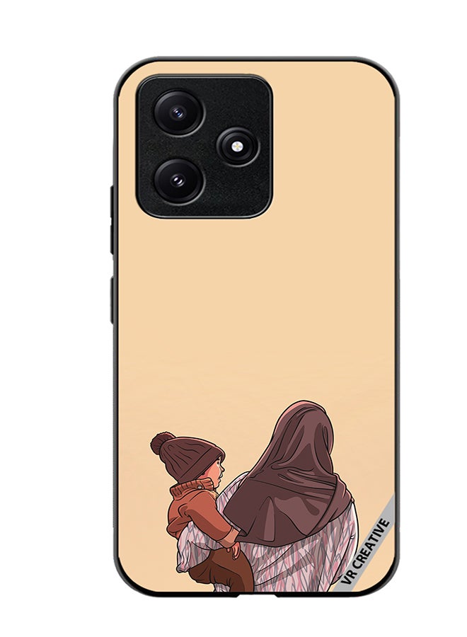 VR CREATIVE Protective Case Cover For Xiaomi Poco M6 Pro 5G Me And Mom Design Multicolour - Image 1