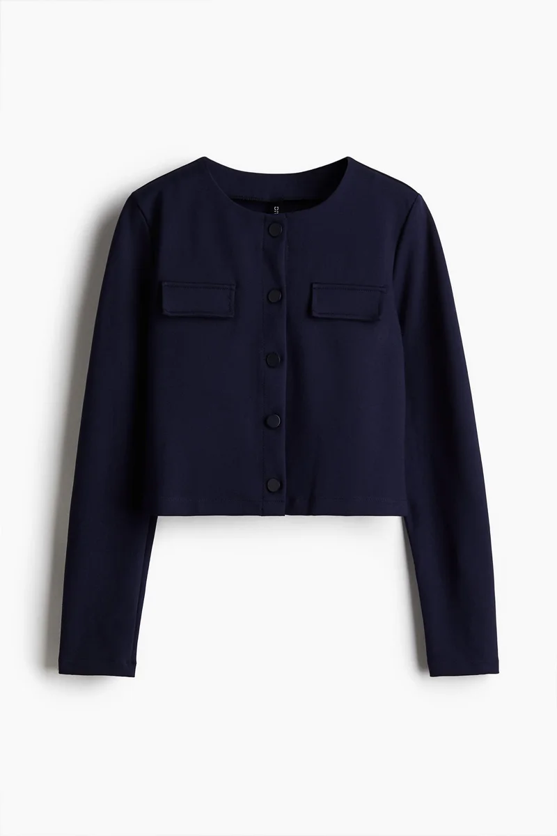 H&M Pocket-detail jersey cardigan