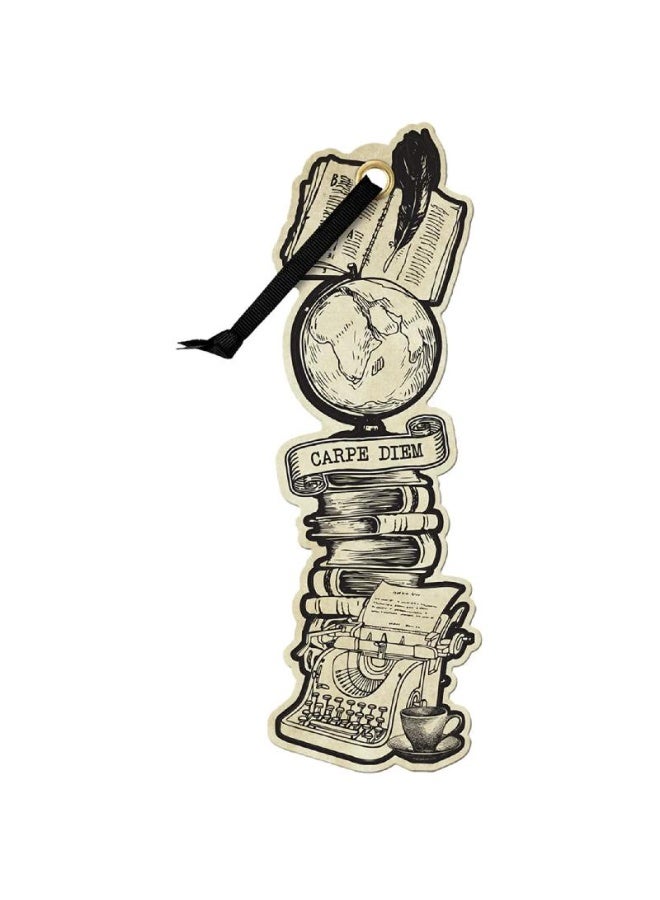 IF Cut Out Cardboards Bookmark Carpe Diem Laminated Board - Image 2