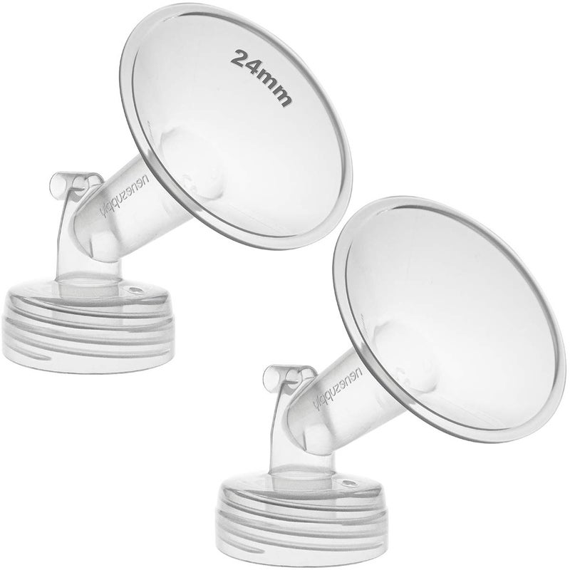 Nenesupply Compatible 24mm Flange for Ameda MYA Ameda MYA Pro Breastpumps. Not Designed for Ameda MYA Joy. Not Original Ameda Pump Parts. Not Original Amede MYA Pump Parts. Replace Ameda MYA Flange. - Image 1