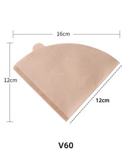 Choxilo 100-Piece Coffee Paper Filter Beige 10grams  - Image 2