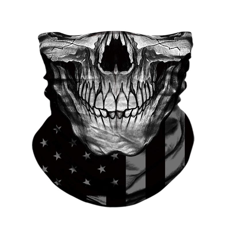 TERNNK Seamless Neck Gaiter Shield Scarf Bandana Face Mask UV Protection for Motorcycle Cycling Riding Running Headbands F9 - Image 2