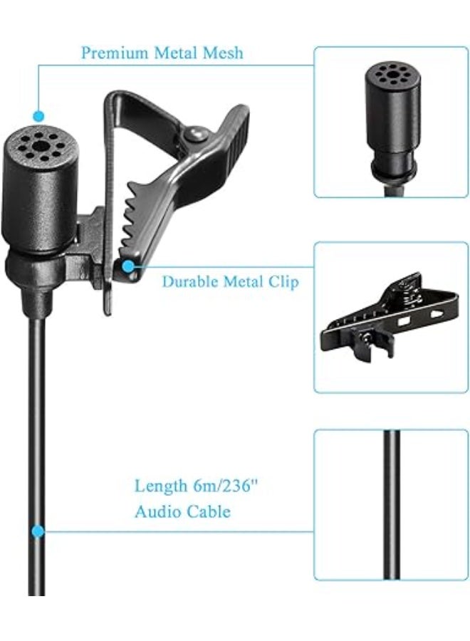 Lavalier Microphone BY-M1 – Clip-on Condenser Mic for Smartphones, Cameras & Laptops - Image 3