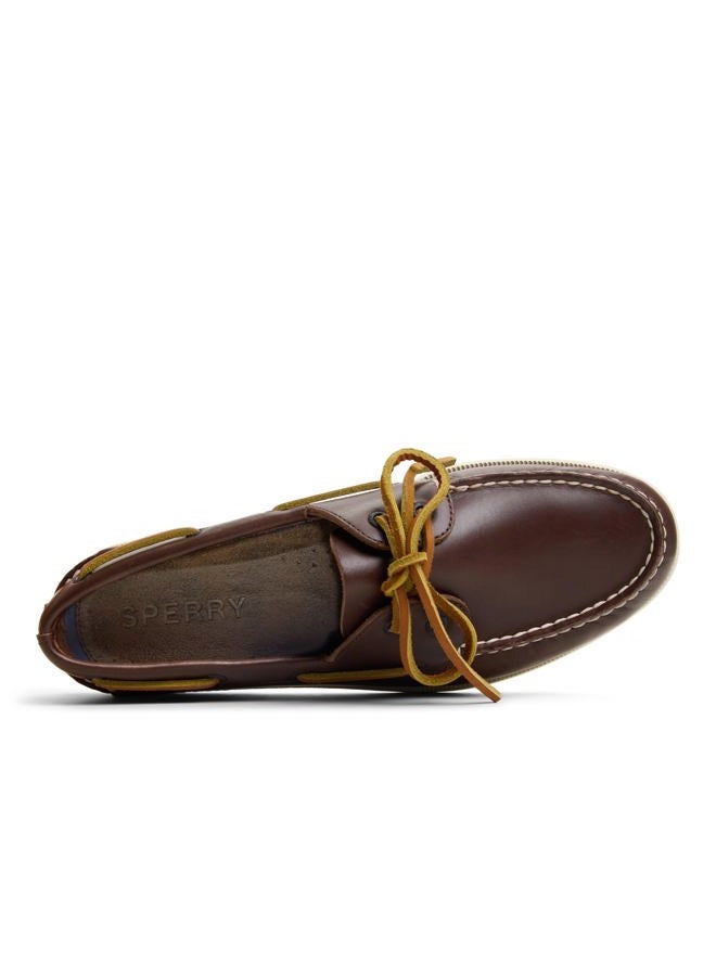 SPERRY حذاء قارب أصلي للرجال ذو عينين 2، بني داكن، مقاس 9.5 عريض - Image 5