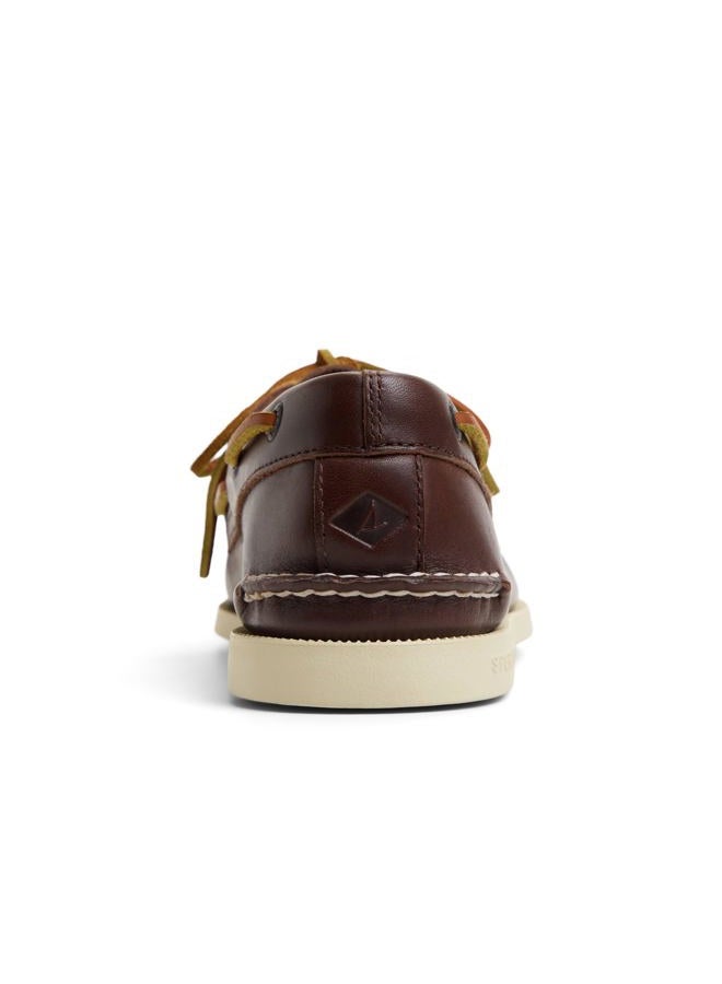 SPERRY حذاء قارب أصلي للرجال ذو عينين 2، بني داكن، مقاس 9.5 عريض - Image 3