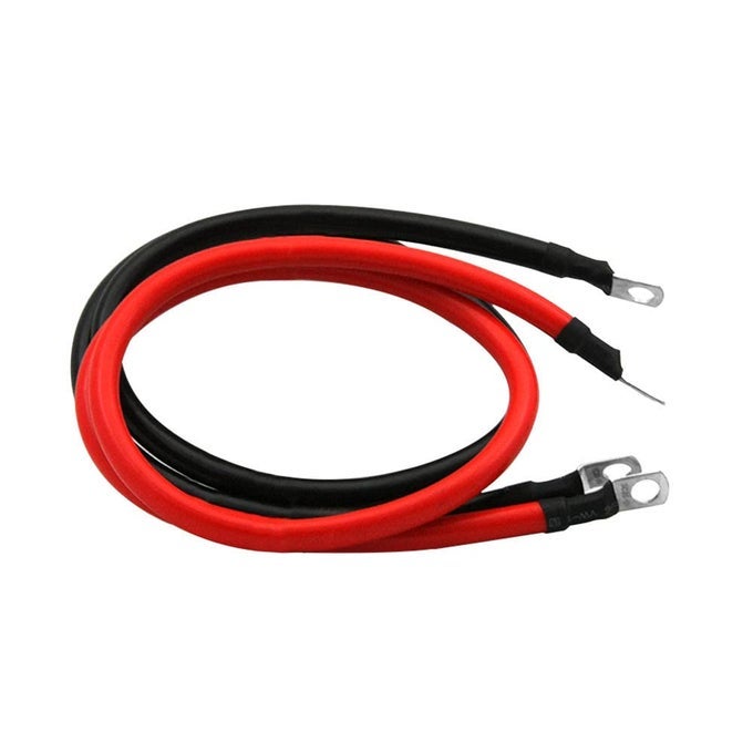 2Awg Battery Cables 38 In Lugs Set With Terminals 2Pcs Red Black For Car Marine Solar Atv Oxygenfree 4Ft