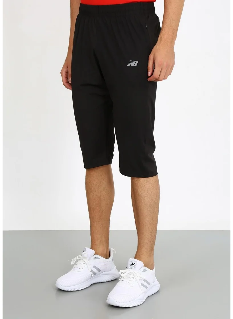 New Balance Nbtmcp-Bk Men's Capri Tights