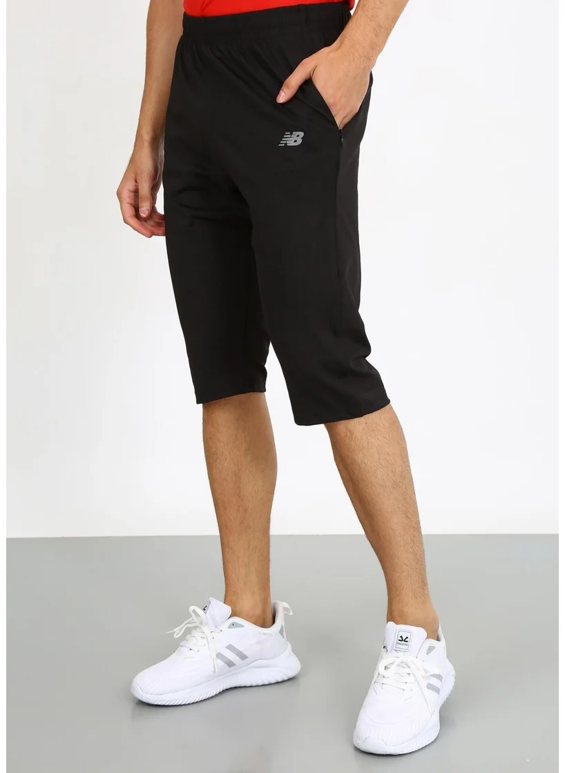 New Balance Nbtmcp-Bk Men's Capri Tights