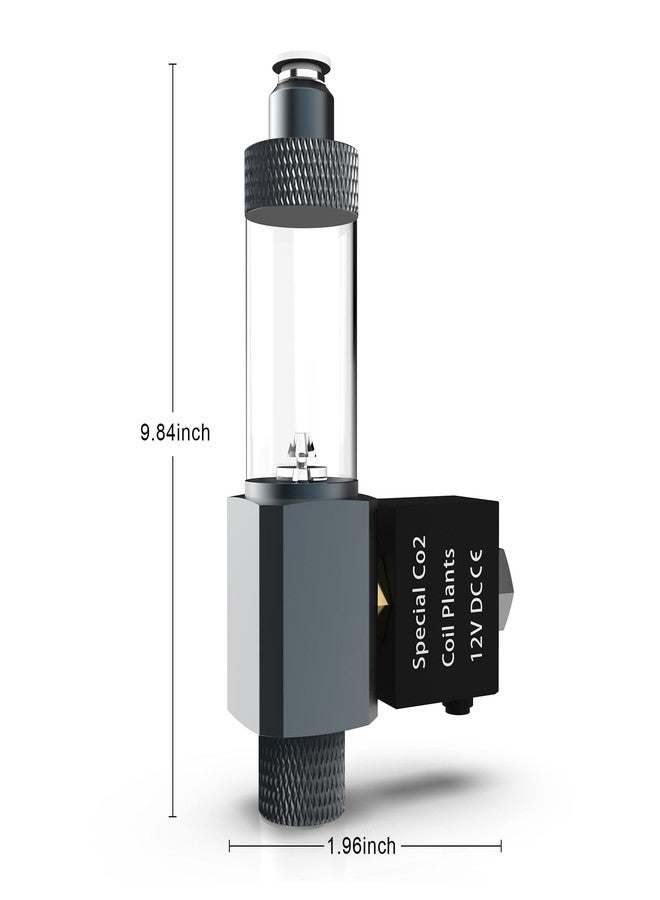 FZONE CO2 Solenoid Valve with Adapter for Desktop Aquarium CO2 System - Image 2