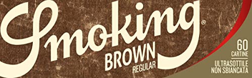 Smoking Short Rolling Paper, Single Packets, Brown, 60 x 50 - Image 2