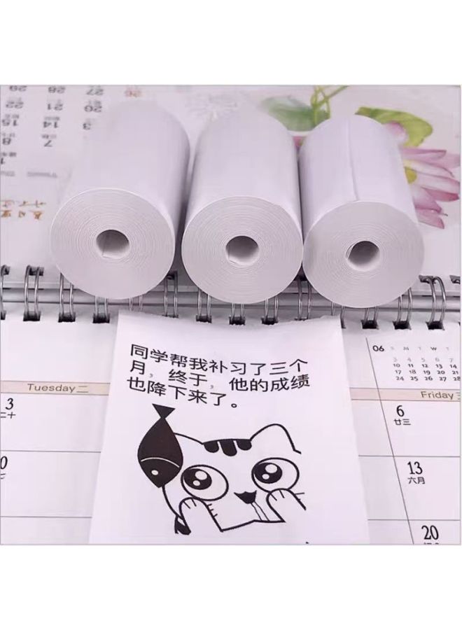 Neutral Wrong Printer Self-adhesive Printing Paper 57x25 Non-core Supermarket Takeaway Receipt Paper Paste Printing Paper - Image 1