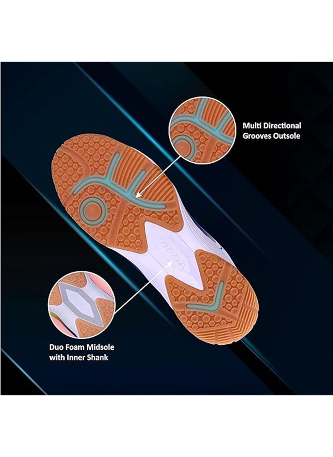 Nivia HY-Court 2.0 Badminton Shoes | For Mens and Boys | Non-Marking Shoe | Court Shoe | For Badminton, Squash, Tennis Players | 4 UK / 5 US / 38 EU  - Image 4