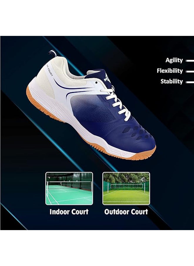 Nivia HY-Court 2.0 Badminton Shoes | For Mens and Boys | Non-Marking Shoe | Court Shoe | For Badminton, Squash, Tennis Players | 4 UK / 5 US / 38 EU  - Image 5