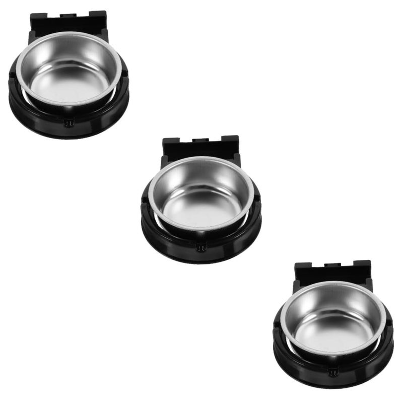 Wall Mounted Stainless Steel Ashtray Holder 3 Pack Space Saving Easy to Clean Indoor Outdoor Use - Image 2